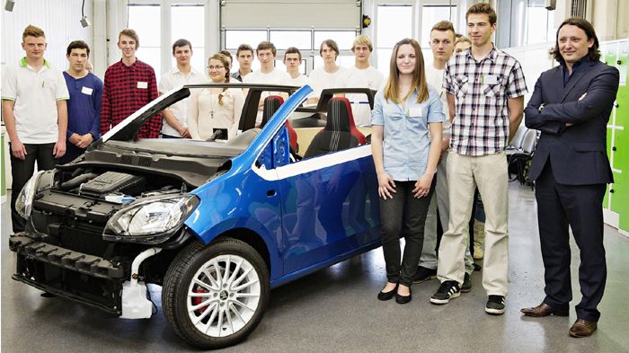 Το Skoda CitiJet concept αποτελεί προϊόν της έμπνευσης των μαθητευόμενων της Skoda και θα παρουσιαστεί επίσημα στις 28 Μαΐου.